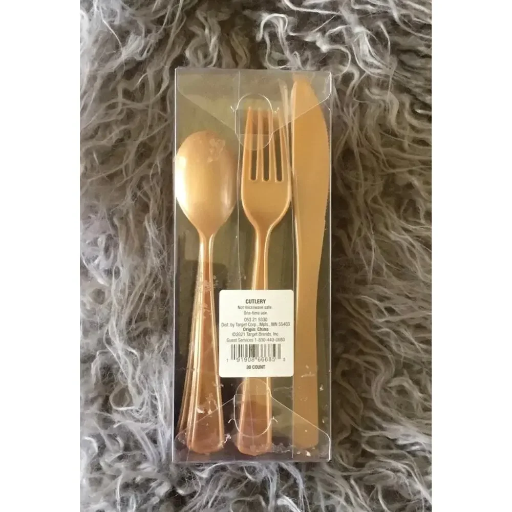Spritz 30 count Cutlery Gold Silverware